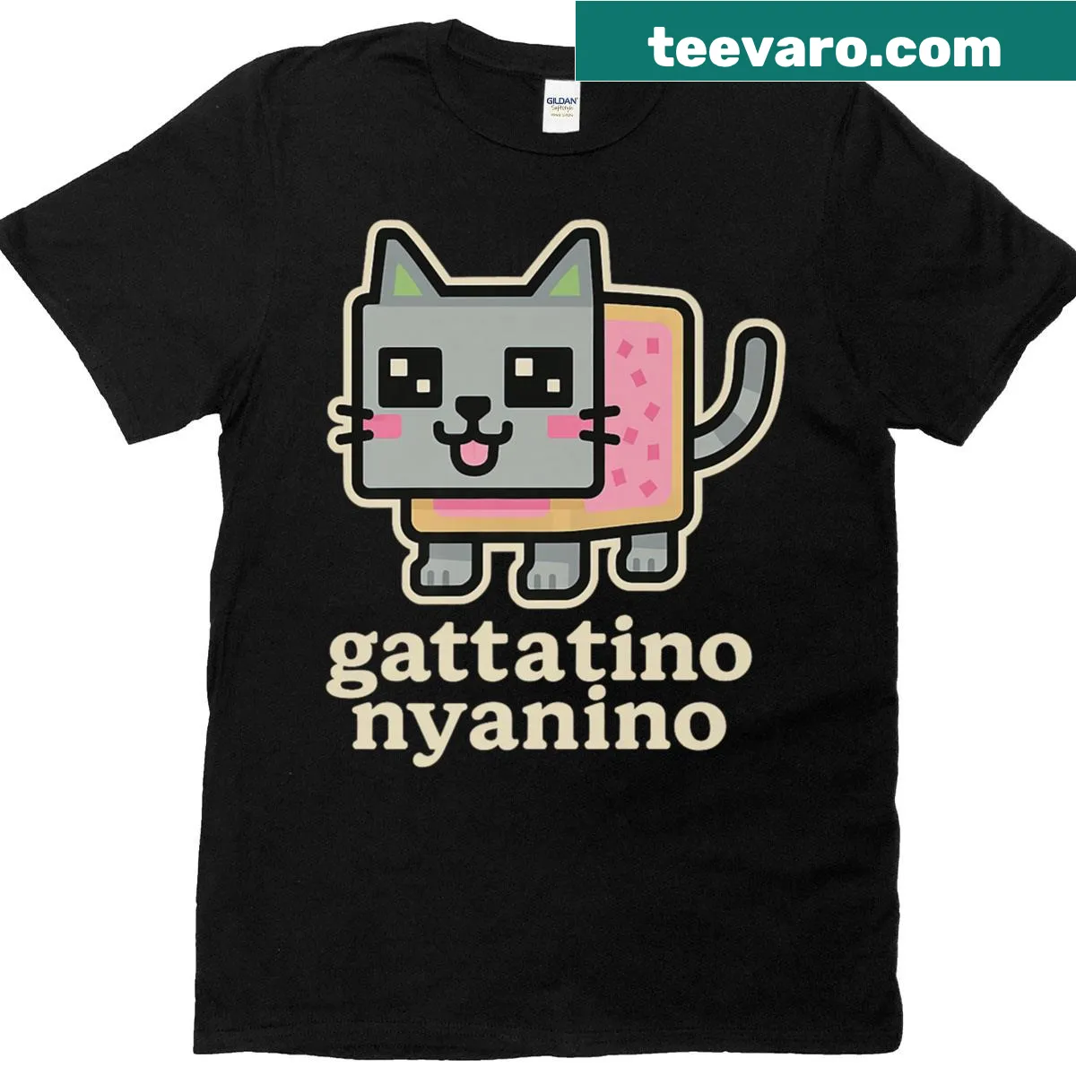 Premium t-shirt featuring a funny cat design related to gaming and memes — on a men's t-shirt