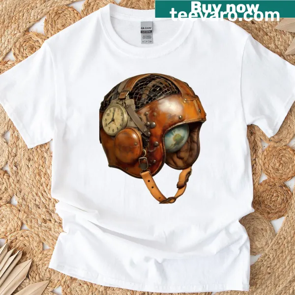 Emblematic design T-shirt featuring global headgear