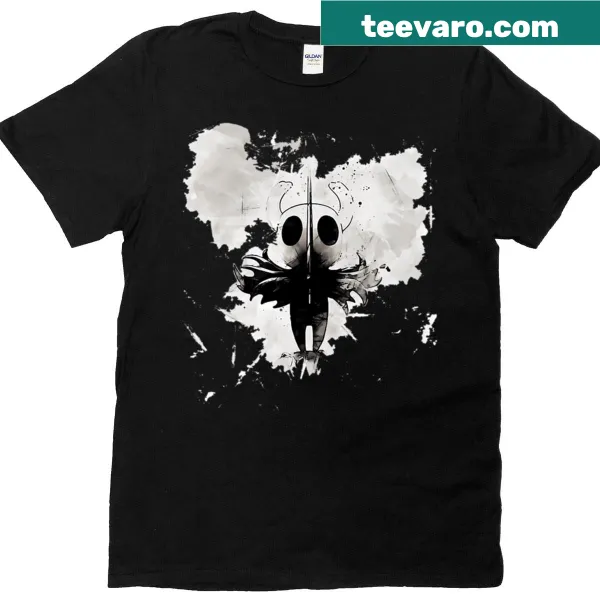 Illustrative shirt inspired by Hollow Knight game art