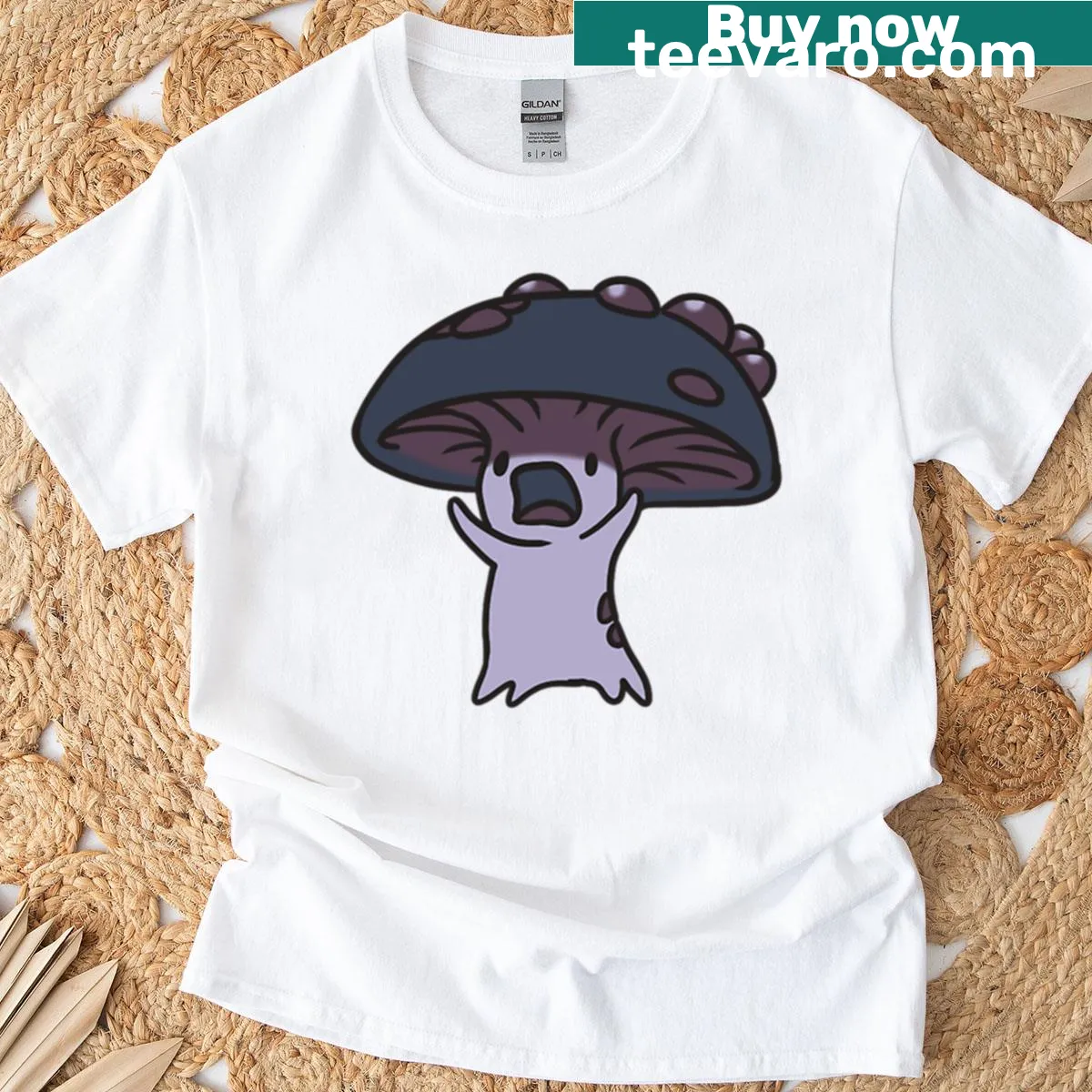 Illustration of Shrumal Warrior from Hollow Knight on a T-shirt — on a men's t-shirt