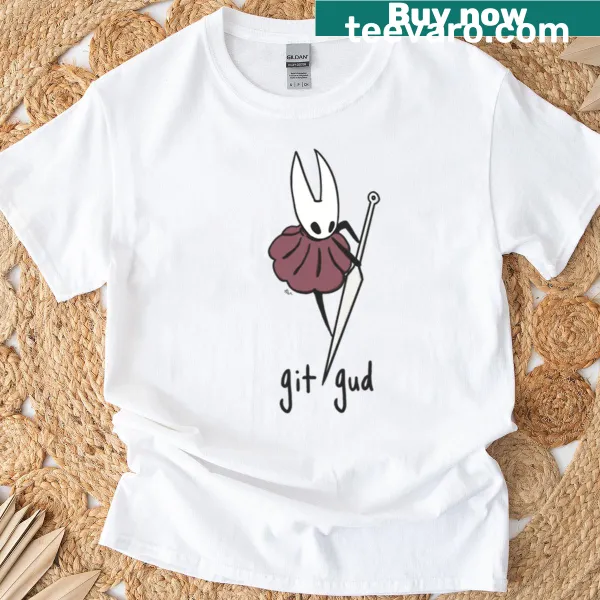 Hornet Git Gud T-shirt with humorous gaming illustration