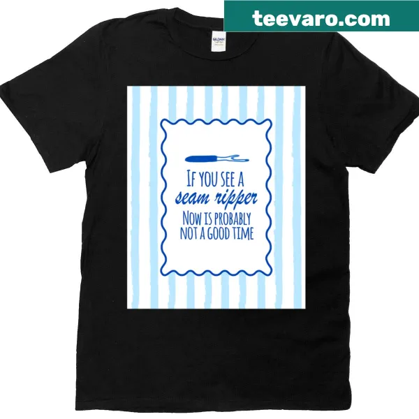 Funny sewing quote graphic about a seam ripper