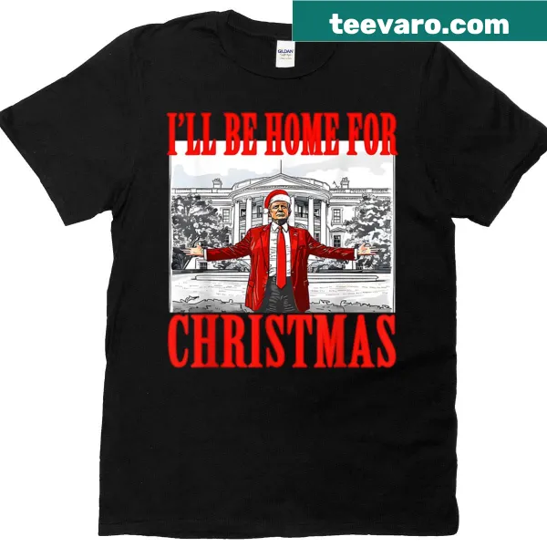 Funny Christmas T-shirt featuring Santa and humorous text