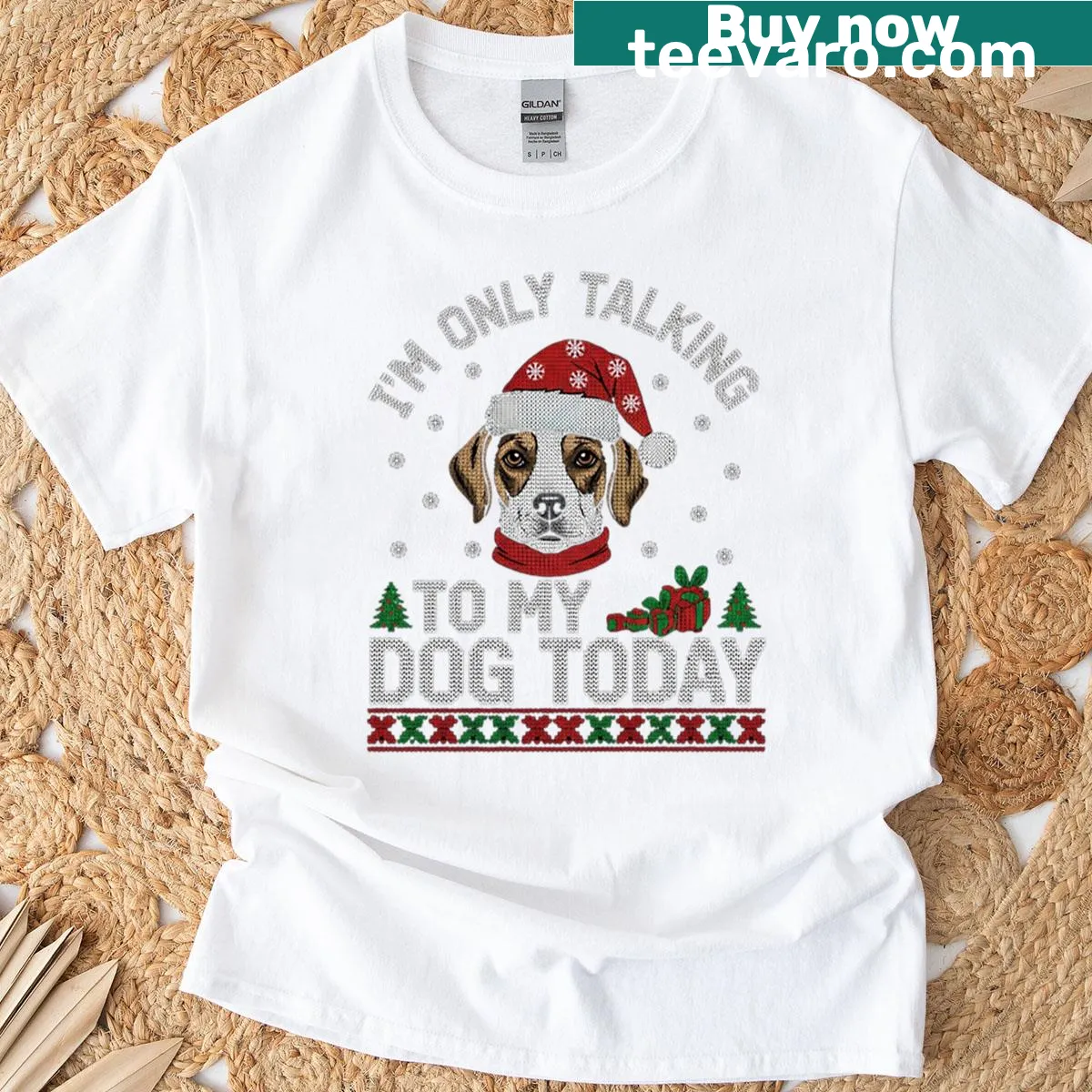 Funny shirt for dog lovers with humorous text about introversion — on a men's t-shirt