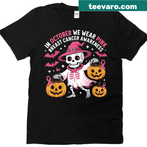 Graphic featuring the phrase about wearing pink for breast cancer awareness