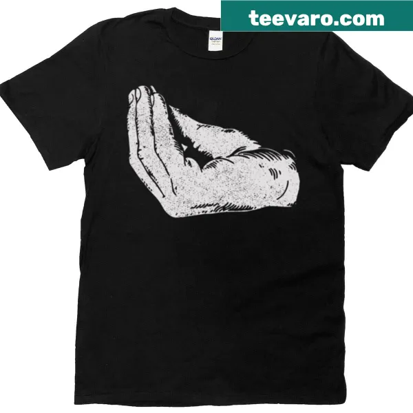 Funny T-shirt featuring the Italian hand gesture with humorous text