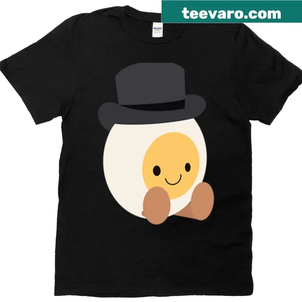 Cute Jelly Groom Egg plushie graphic on shirt
