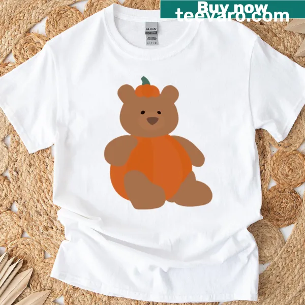 Cute cartoon bear design on a kids' shirt