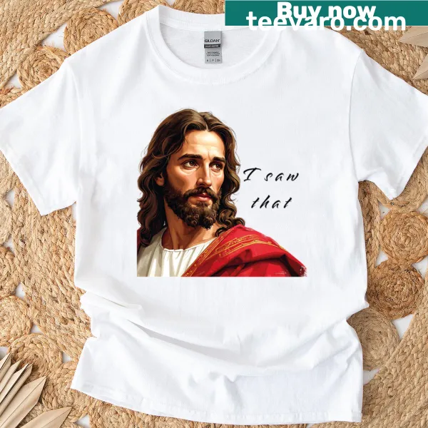 T-shirt with humor and faith themes featuring the phrase 'Jesus But Make It Meme'