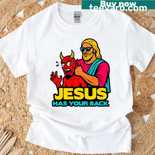 Inspirational Jesus quote T-shirt with meme-style design