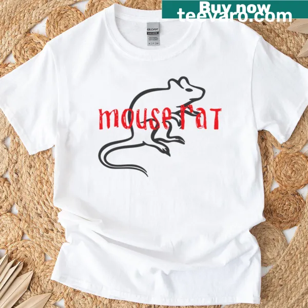 Mouse Rat-themed T-shirt with nostalgic design