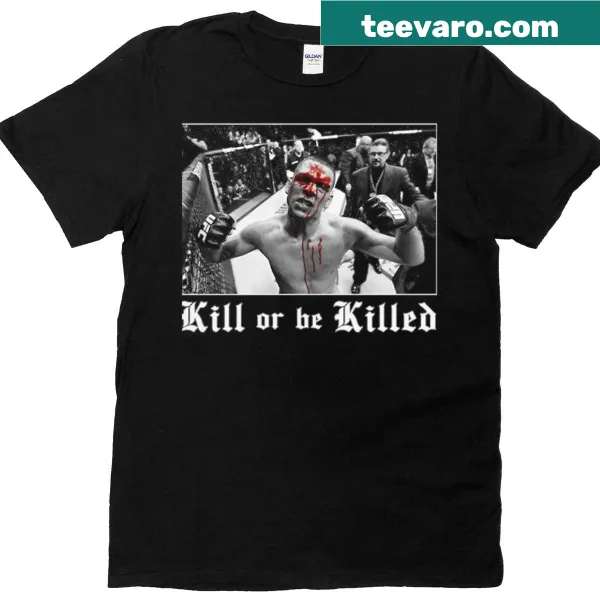 T-shirt featuring Nate Diaz graphic for MMA fans