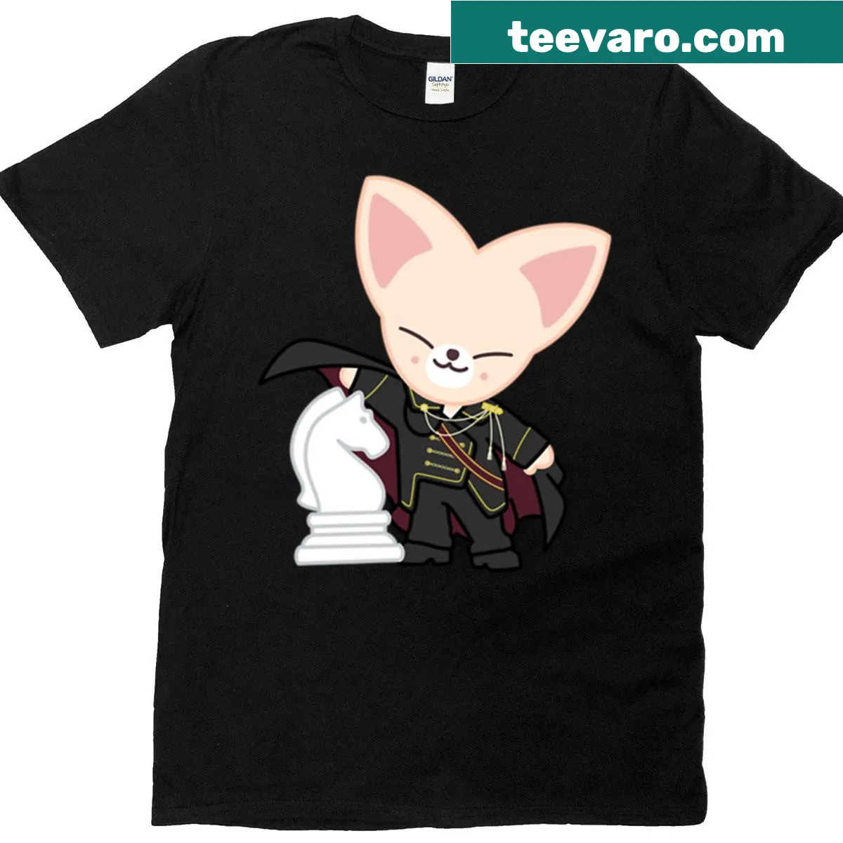 Illustrative seasonal greeting T-shirt with a charming design — on a men's t-shirt