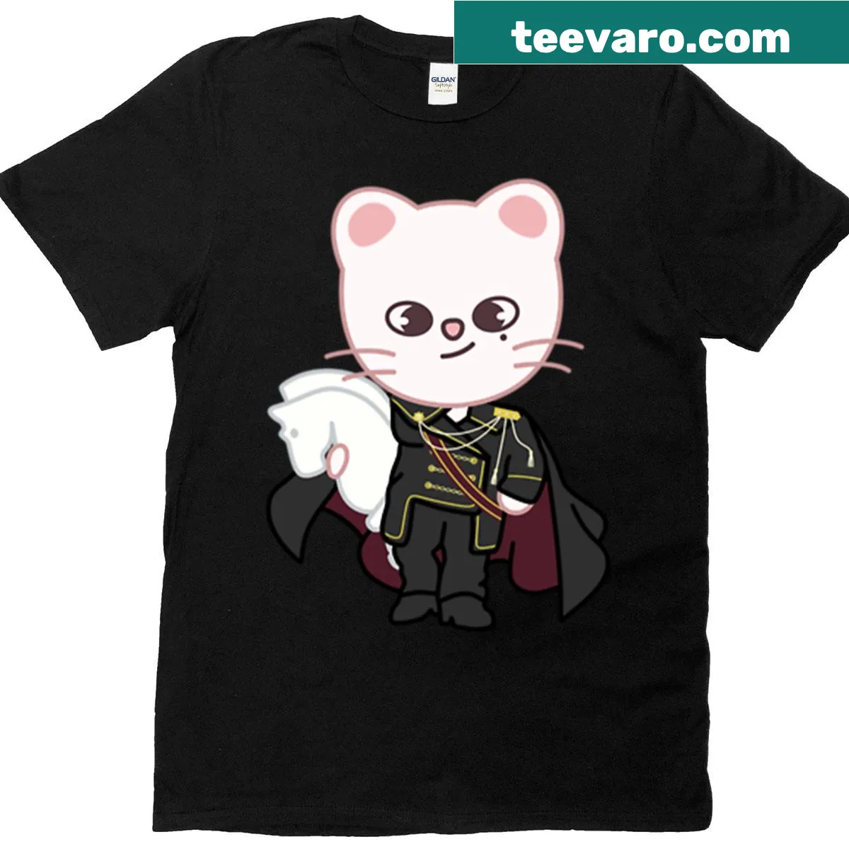 Skzoo Jiniret character illustration for Japan 2026 seasons greeting. — on a men's t-shirt