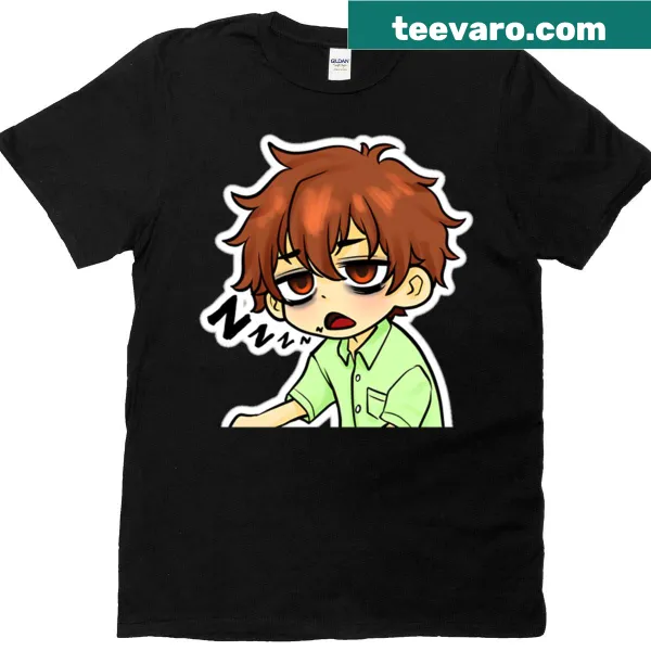 T-shirt with humorous saying about being a sleepy student