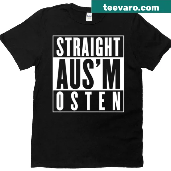 T-shirt with the text 'Straight From The East'