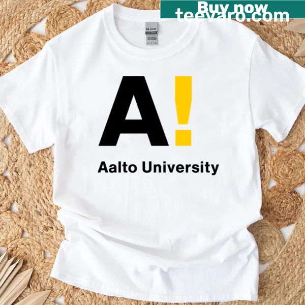 Nature-inspired t-shirt celebrating Aalto University.