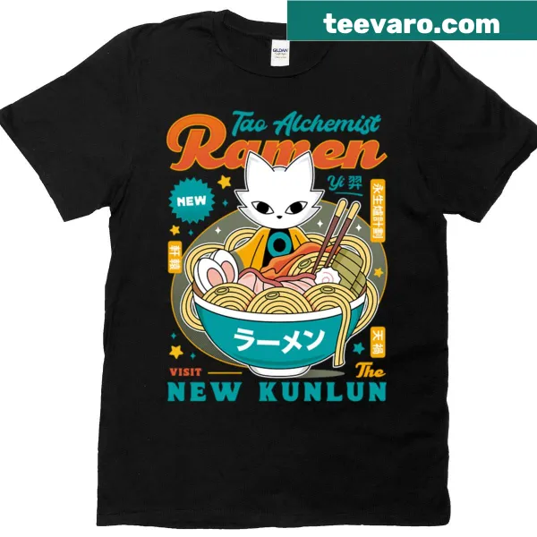 Ramen shirt featuring a whimsical alchemist design