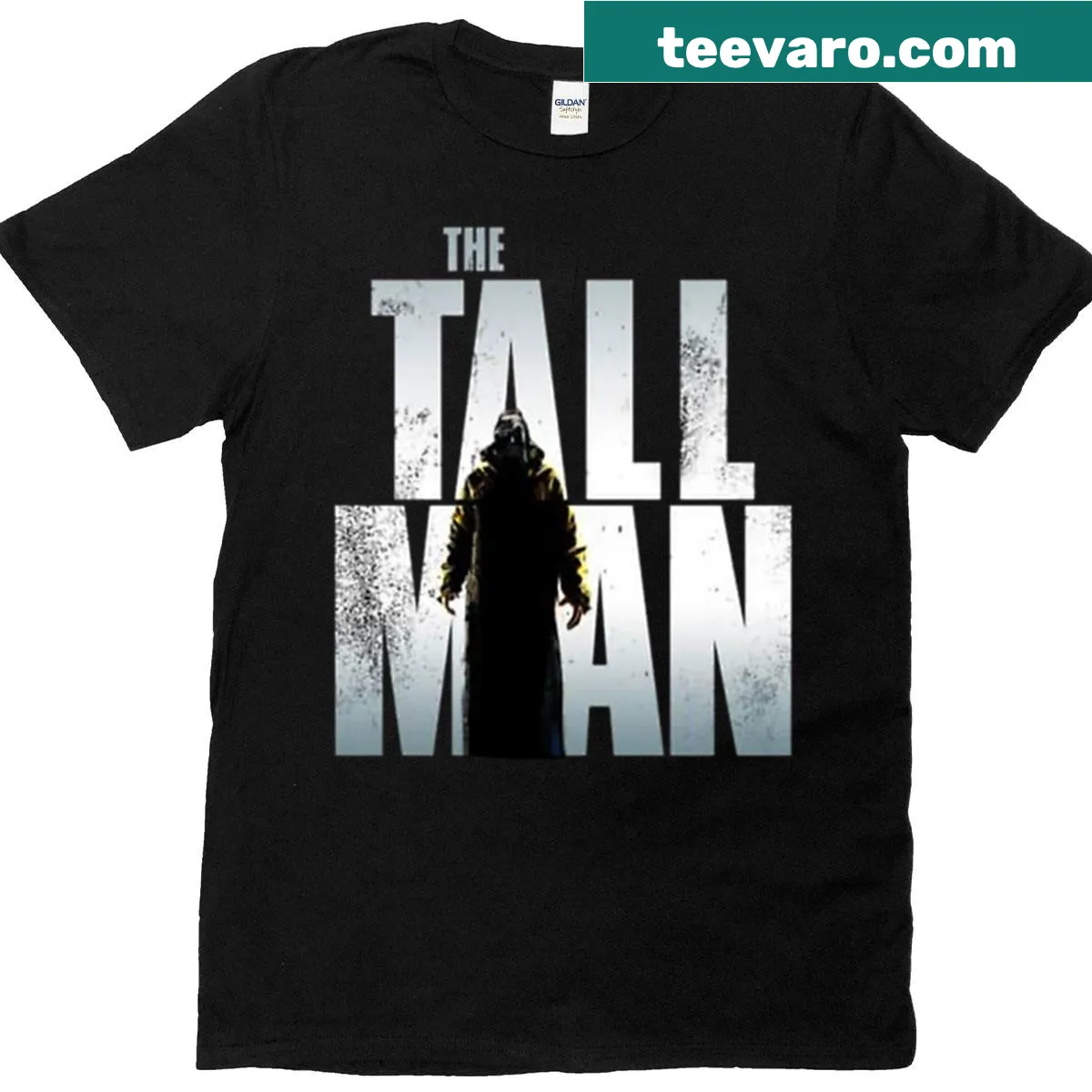 Bold typography T-shirt celebrating tall individuals — on a men's t-shirt