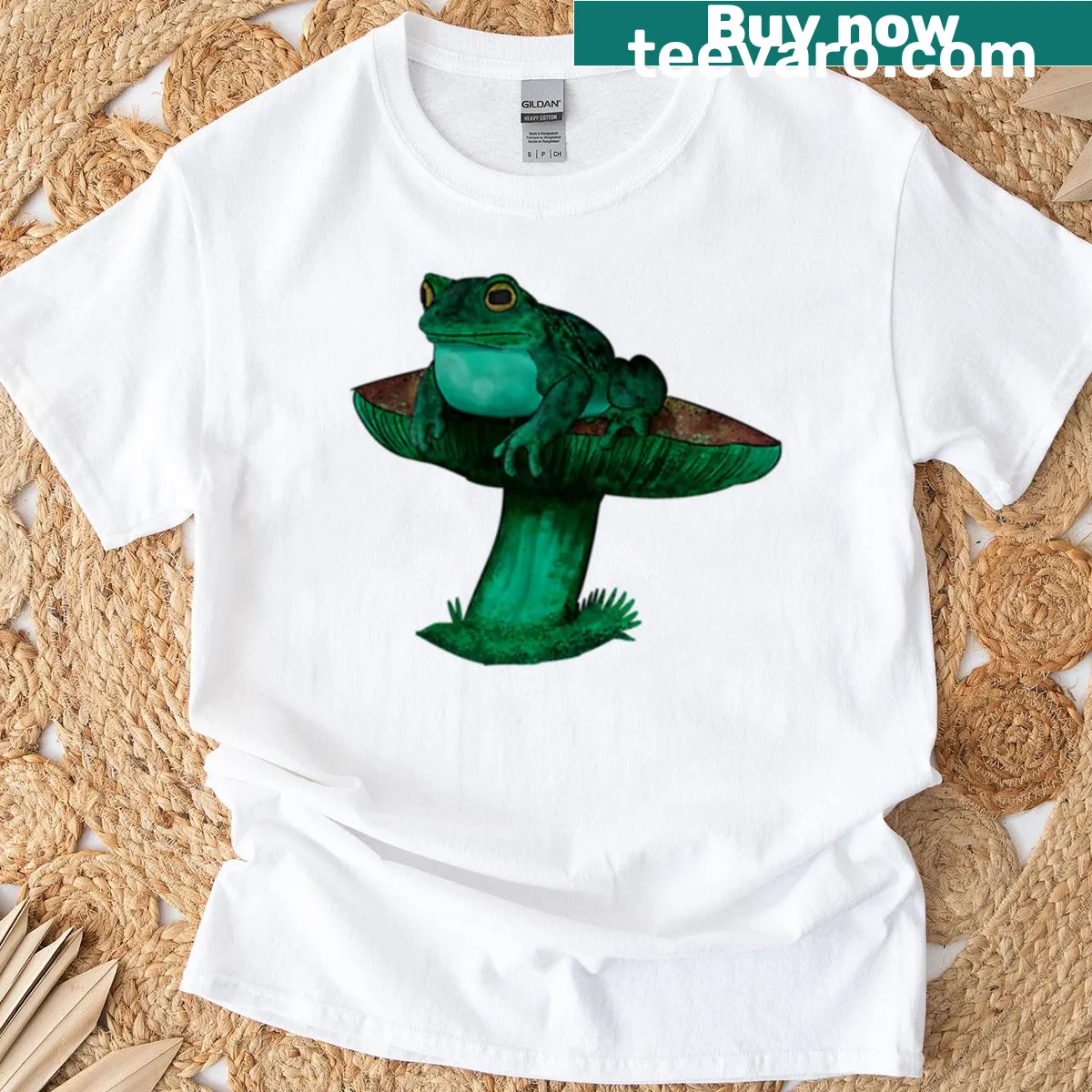Oversized T-shirt with playful meme graphics and text — on a men's t-shirt