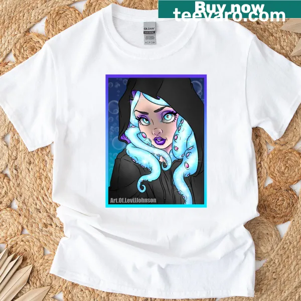 Fantasy-themed t-shirt featuring a true siren design