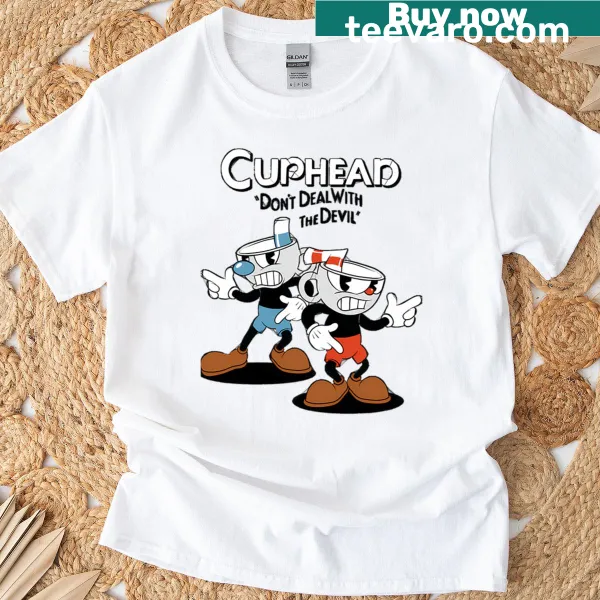 Retro gaming t-shirt featuring Villains And King The Devil Dice design