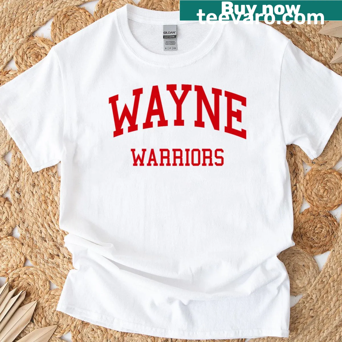 Retro design t-shirt for Wayne High School — on a men's t-shirt