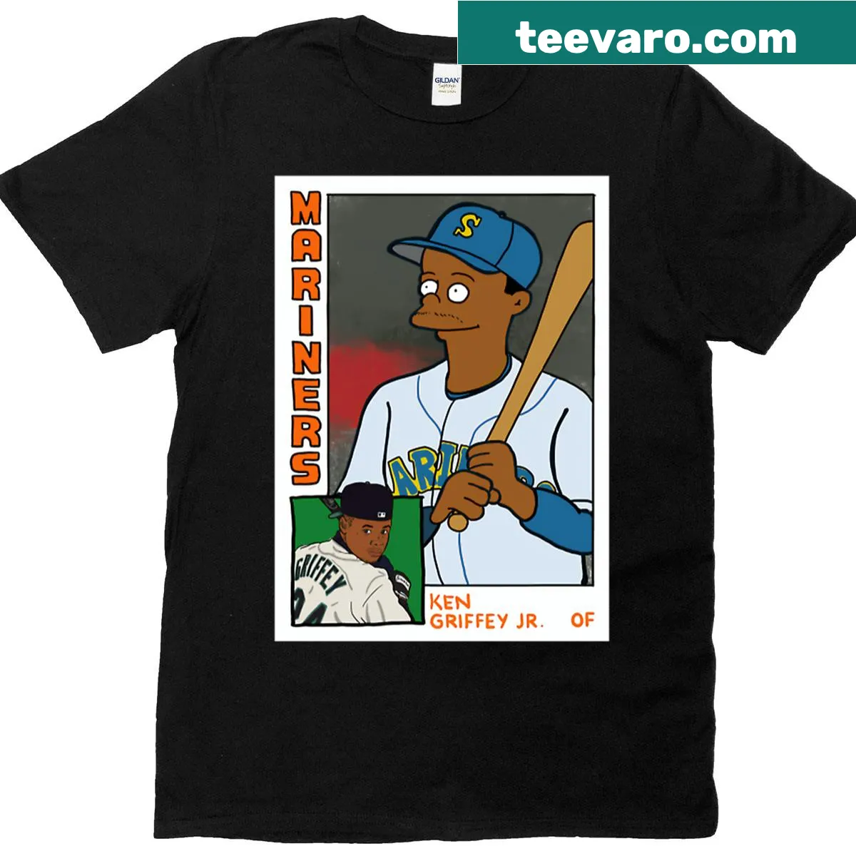 Vintage cartoon movie-themed shirt for kids — on a men's t-shirt