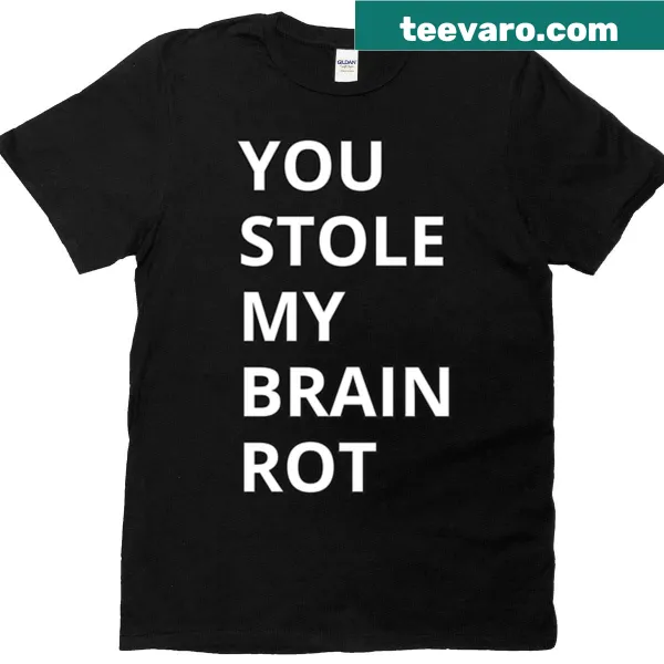 Minimalist typography t-shirt with a humorous phrase.