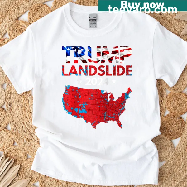 Raglan baseball tee featuring the 2024 electoral map
