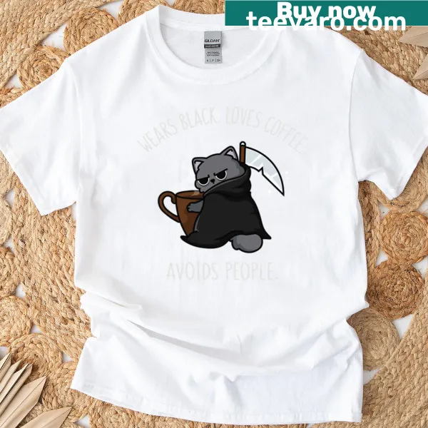 Minimalist all-black t-shirt design