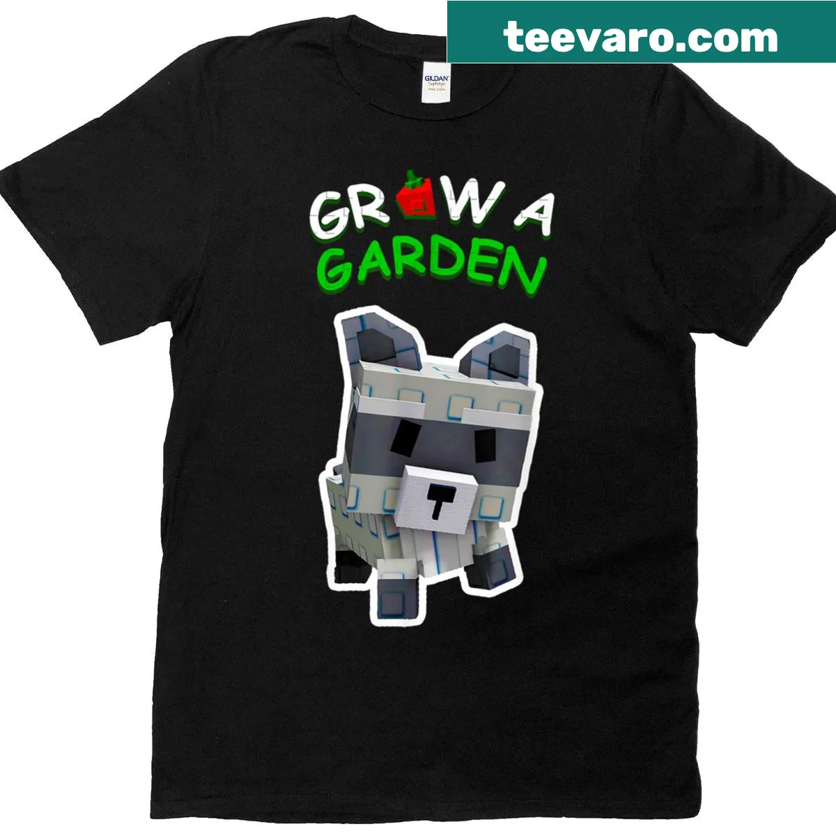 T-shirt featuring playful animal graphics with gaming elements. — on a men's t-shirt