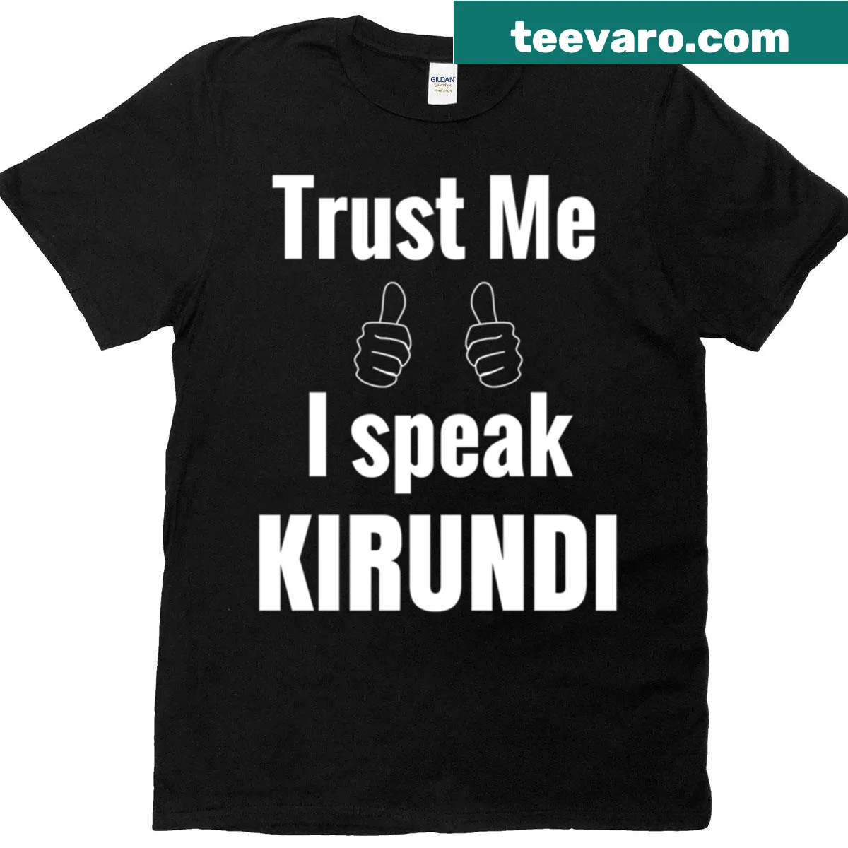 Illustrated Kirundi design t-shirt celebrating culture — on a men's t-shirt