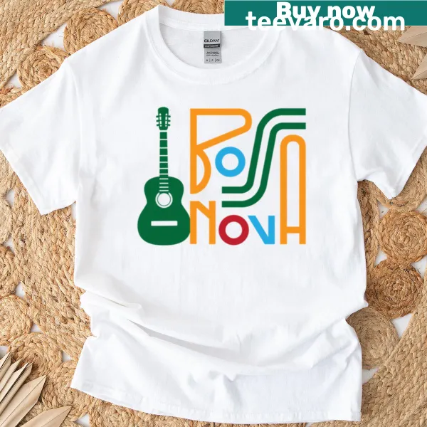 Vintage-style Bossa Nova music graphic T-shirt