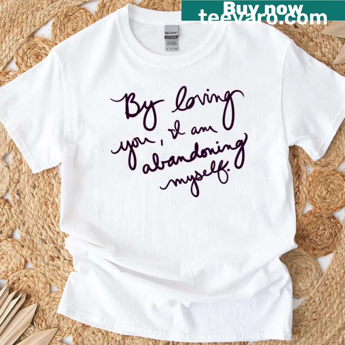 Heartfelt shirt expressing deep emotional connections — on a men's t-shirt
