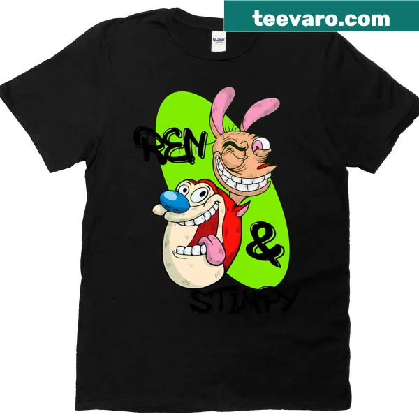 Vintage cartoon characters graphic on a casual T-shirt