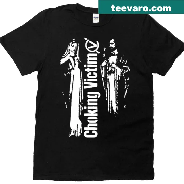 Humorous typography shirt with edgy text