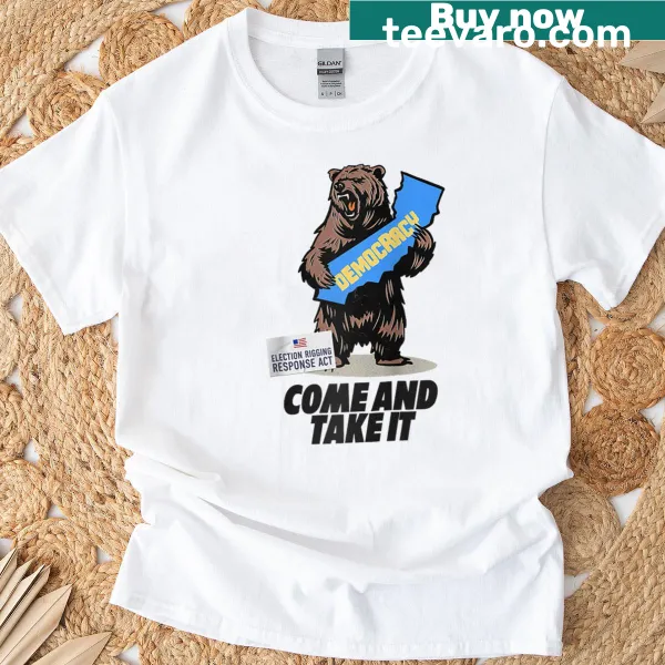 Raglan tee featuring the phrase 'Come and Take It' in bold text