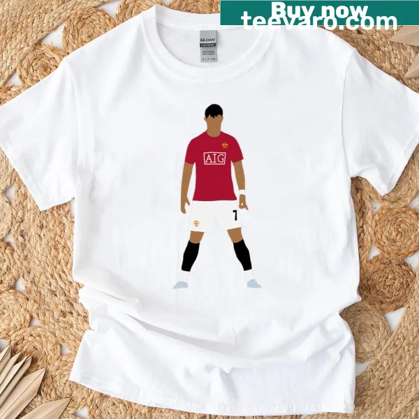 Fan art shirt featuring Cristiano Ronaldo in his iconic stance