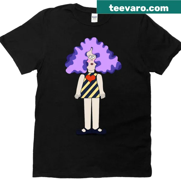 Illustrative Crystal Tipps themed T-shirt