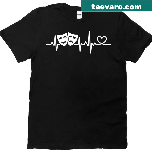 Theatre design showcasing Broadway elements on T-shirt
