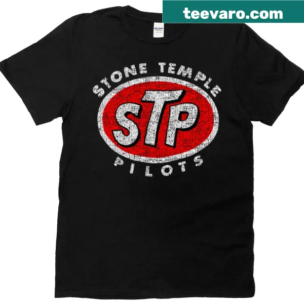 Distressed Stone Temple Pilots t-shirt celebrating the band