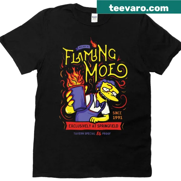 Humorous Flaming Drink T-shirt featuring a playful drink graphic