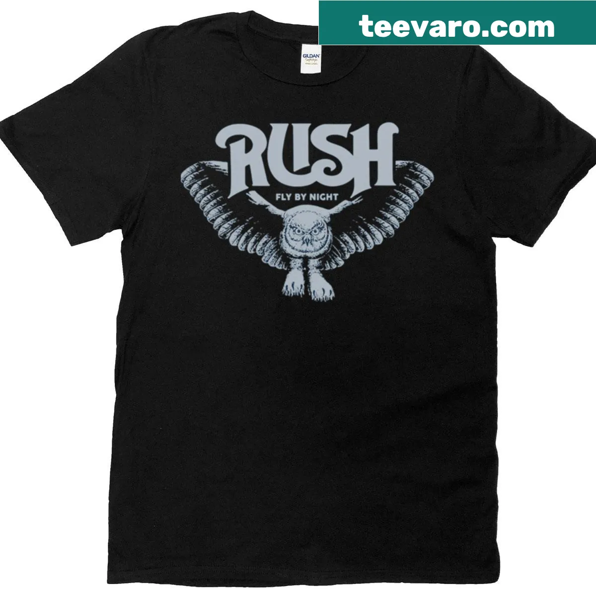 Illustrated T-shirt with a nighttime travel theme. — on a men's t-shirt
