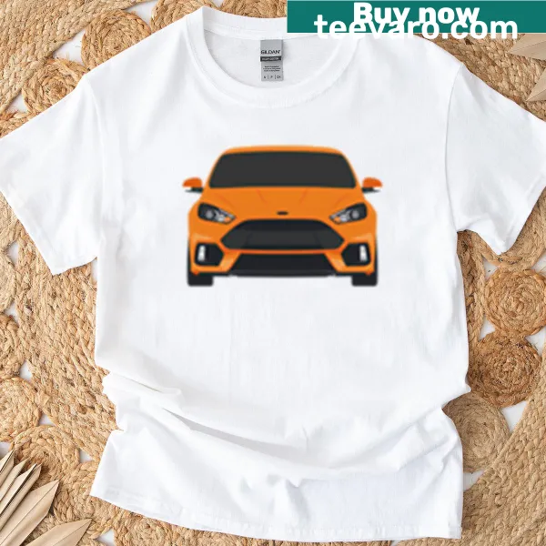 Vector drawing of a Focus RS MK3 on a T-shirt