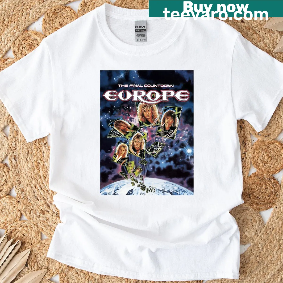 Artistic T-shirt featuring design inspired by War Of Kings album — on a men's t-shirt