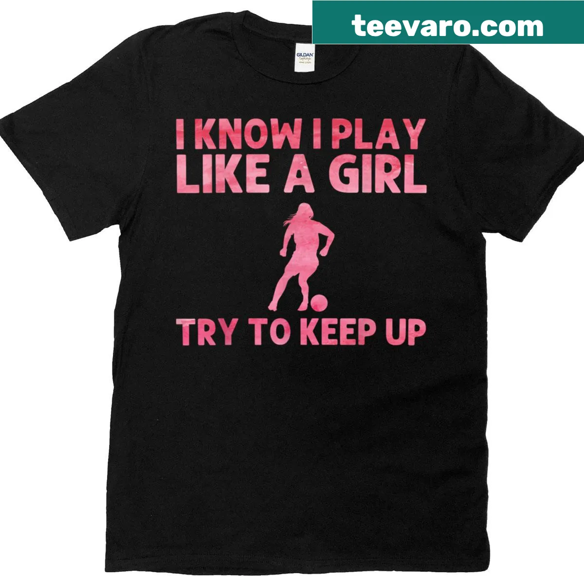 Humorous soccer-themed T-shirt for women with playful graphic. — on a men's t-shirt