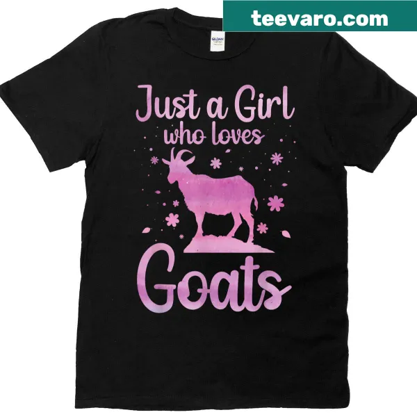 Illustrated pygmy goat on a t-shirt for goat lovers