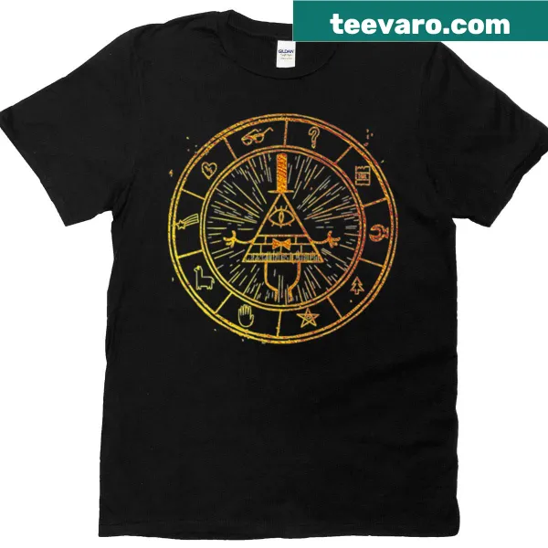 Graphic t-shirt featuring Gravity Falls elements