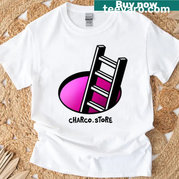 Abstract t-shirt with a pink gradient sphere design.